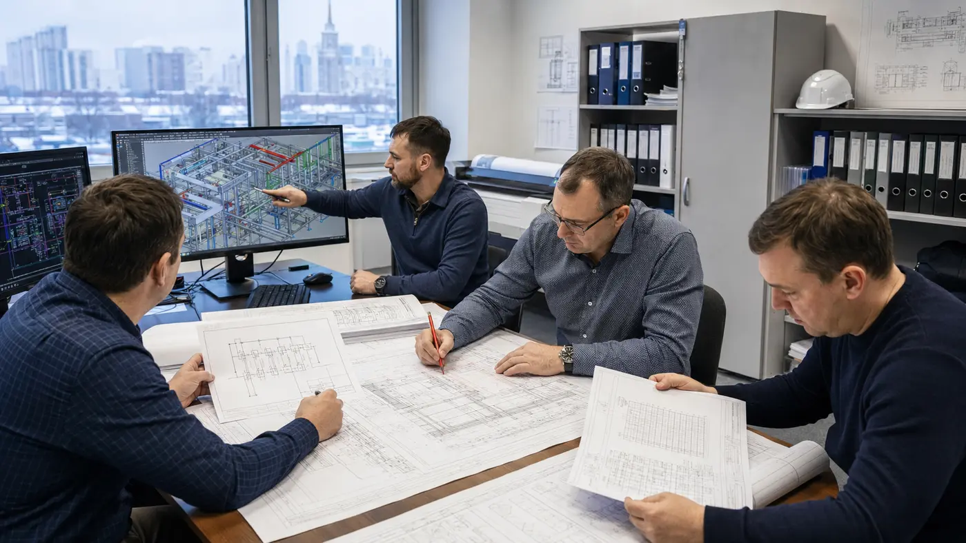 Проектировщики ЦОД проверяют СПДС-чертежи и BIM-модель в российском проектном офисе